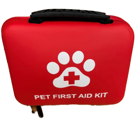 Erste Hilfe Tasche Hund - rot